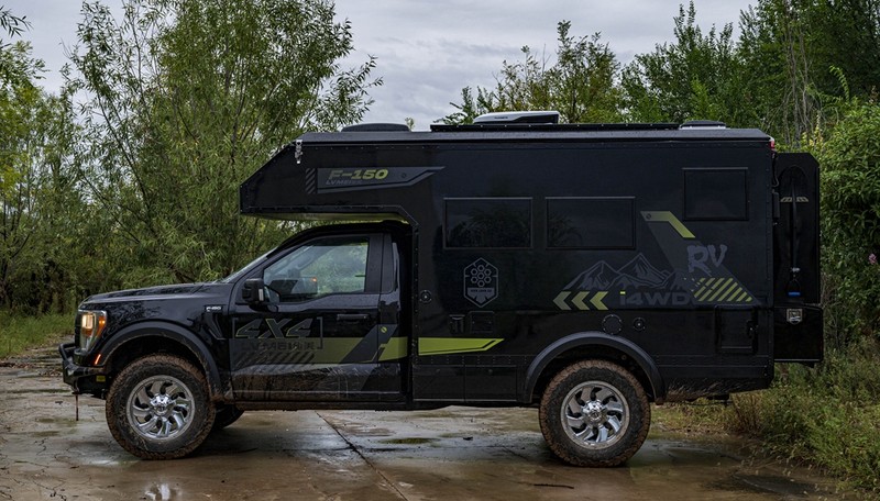 新手越野自驾游为什么要选旅美奇域f150u四驱越野房车