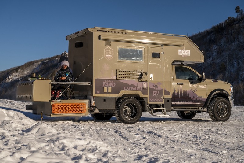 旅美灵域5500n四驱越野房车!